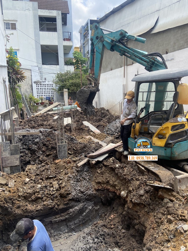 Thi Công Đào Móng Nhà Thủ Dầu Một Sạch, Gọn, Trọn Gói 0902212217
