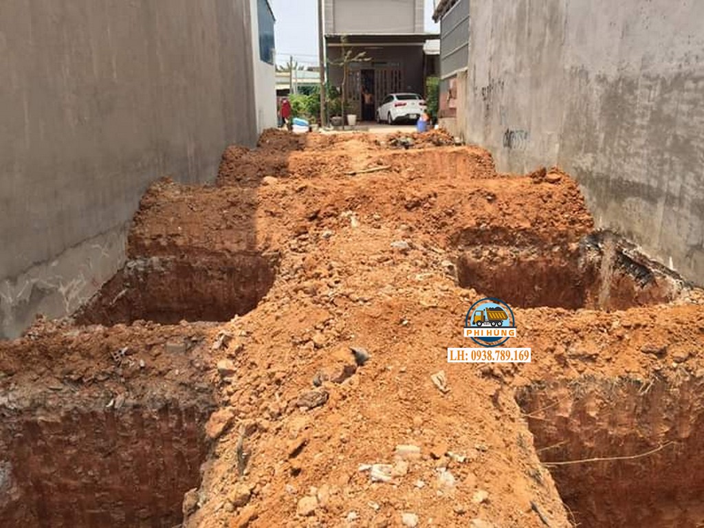 Thi Công Đào Móng Nhà Bến Cát Trọn Gói, An Toàn - VẬN TẢI PHI HÙNG